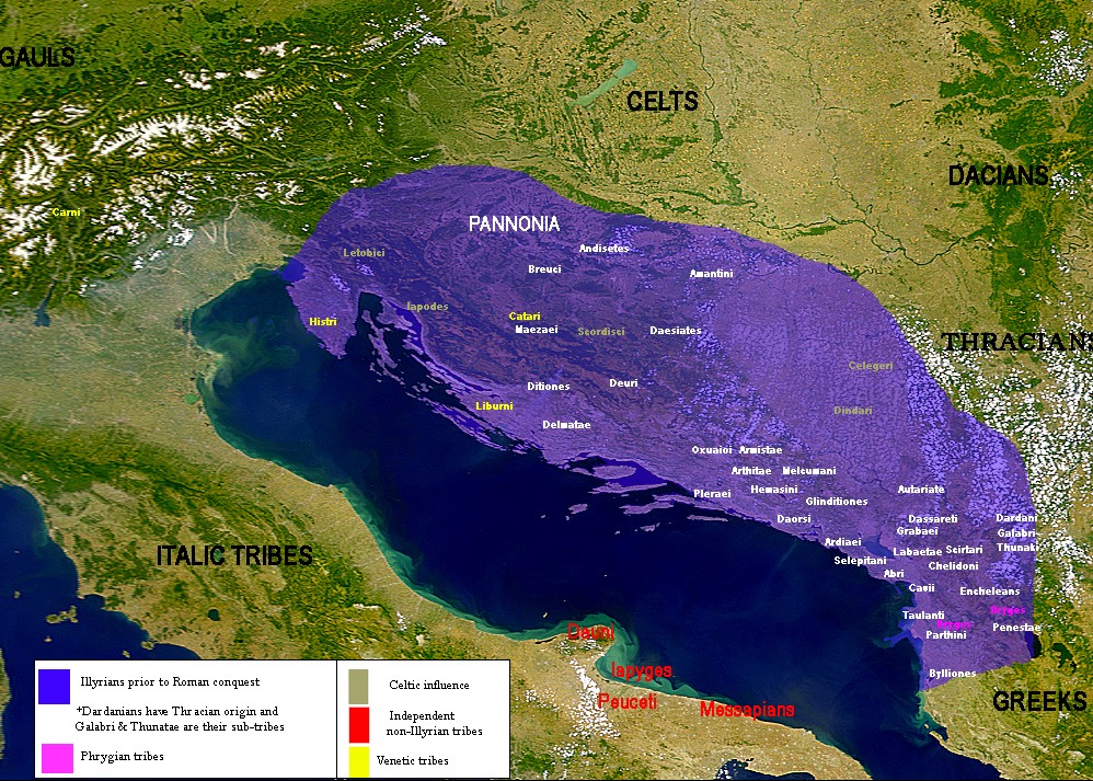 Illyrians Map